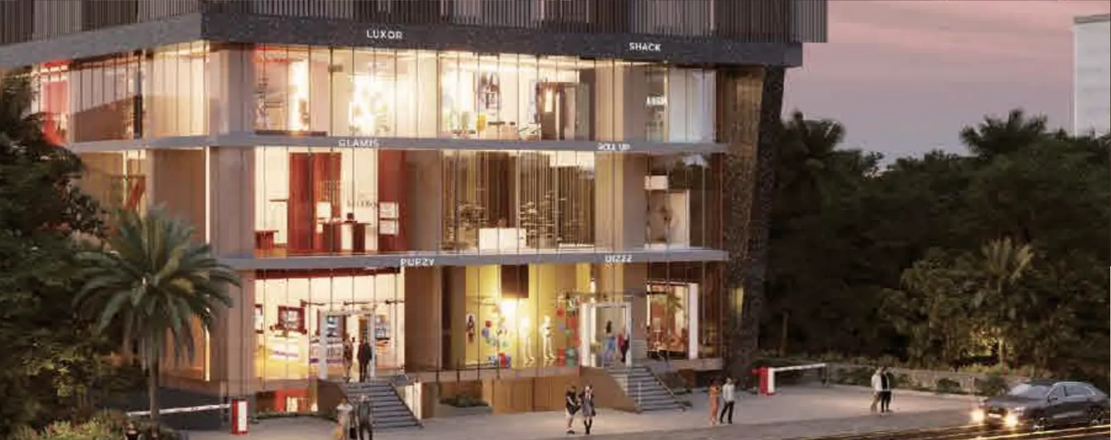 Retail and commerce around JM Road, Pune (artistic impression)