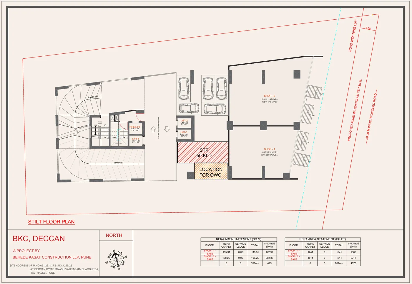 Stilt floor plan